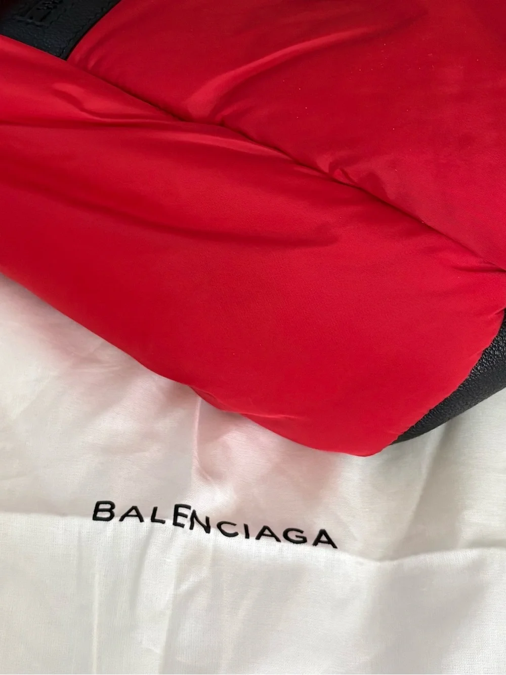 Brand new BALENCIAGA Red Men's Nylon Backpack - Casual Daypack
